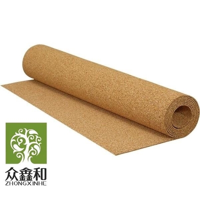 Nature Cork Floor Underlayment 2mm Thickness Cork Flooring Noise Reduction