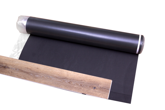 0.04mm EVA Foam Underlayment 2mm Thick Black Foam Underlay For Wood Flooring