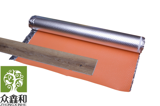 1.1m Width 2mm Rubber Laminate Floor Underlay Orange  Allergy Friendly